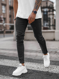 Férfi Farmer Nadrág Fekete OZONEE E/5195/01