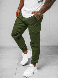 Férfi chino jogger nadrág khaki OZONEE O/G3014Z