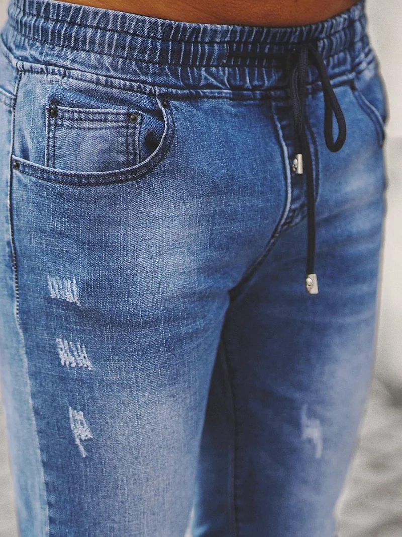 Férfi Nadrág Jogger Kék OZONEE NB/MP0065/2B