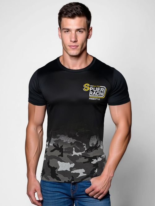 Férfi Póló Szürke OZONEE JS/S985/2Z