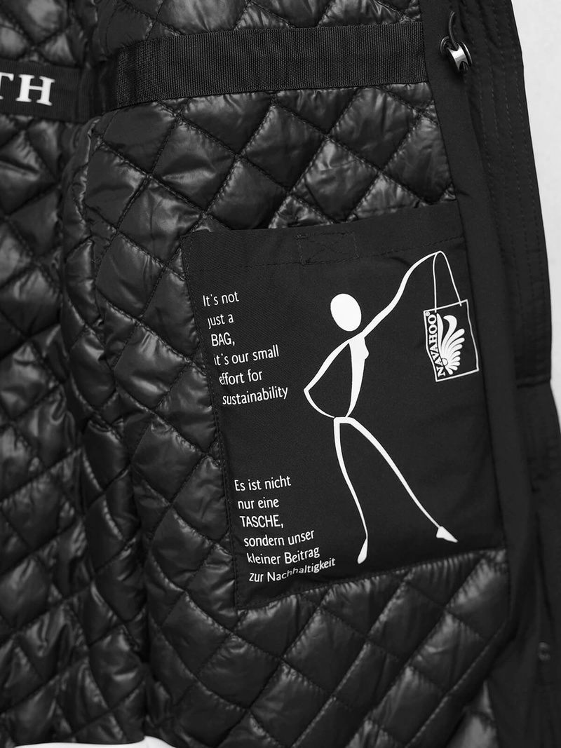 Női téli kabát fekete OZONEE O/W377Z