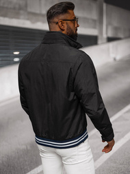 Férfi kabát fekete OZONEE JS/5M3101/392Z