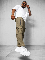 Férfi Nadrág Sötét-Bézs OZONEE O/PS5527