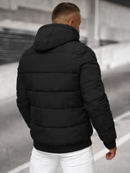 Férfi téli parka kabát fekete OZONEE JS/31M5026/392