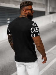 Férfi Póló Fekete OZONEE O/8T1280/3