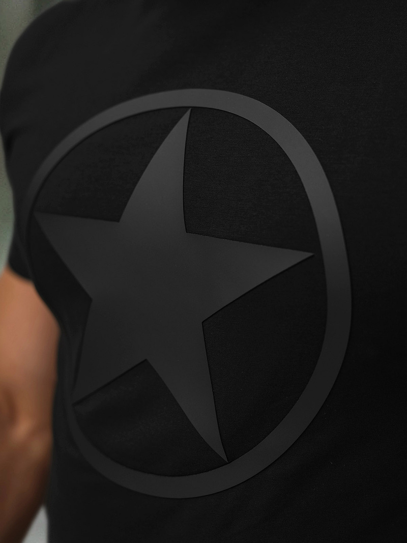 Férfi Póló Fekete OZONEE NB/MT3151