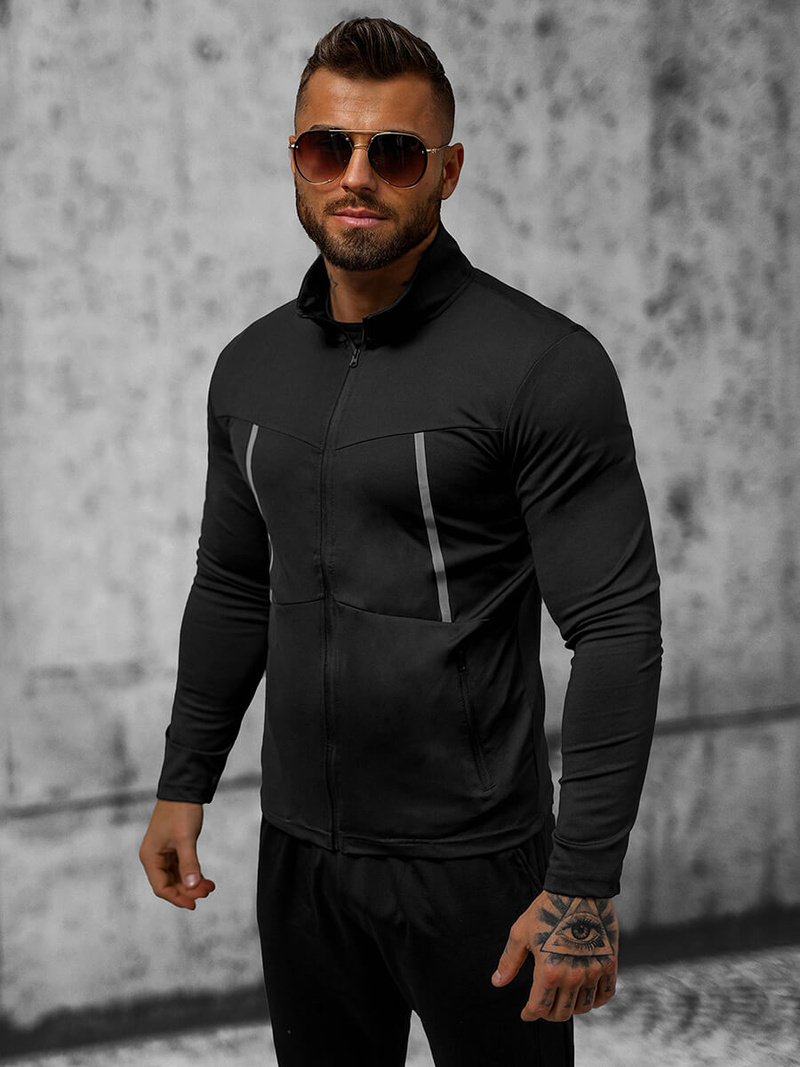 Férfi dzseki fekete OZONEE JS/M10308