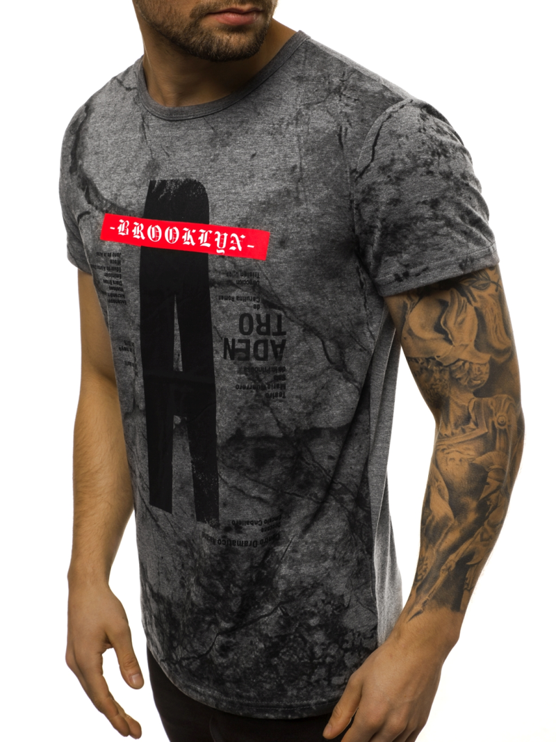 Férfi póló Grafit OZONEE JS/SS10921