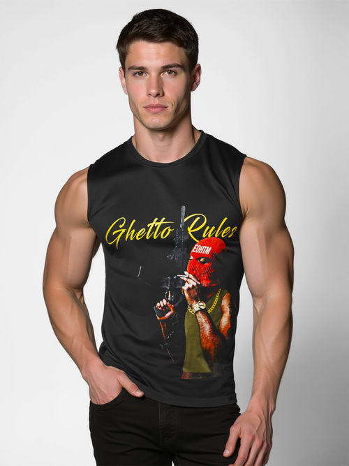 Férfi Atléta Fekete OZONEE O/T107/3Z