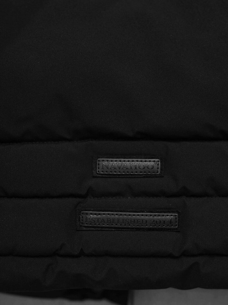 Női téli kabát fekete OZONEE O/W377Z