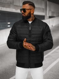 Férfi bomber dzseki fekete OZONEE JS/MY02Z