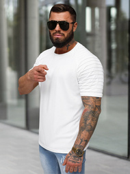 Férfi Póló Fehér OZONEE JS/8T88/1Z