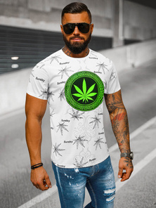 Férfi Póló Fehér OZONEE O/T139/1