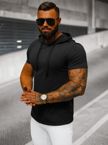 Férfi Póló Fekete OZONEE JS/8T89/3