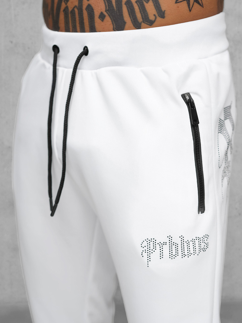 Férfi melegítő együttes fehér OZONEE O/FF3781AB