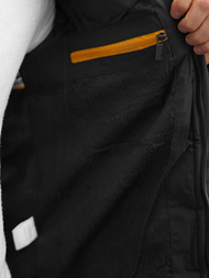 Férfi téli parka kabát fekete OZONEE JS/22M56/392