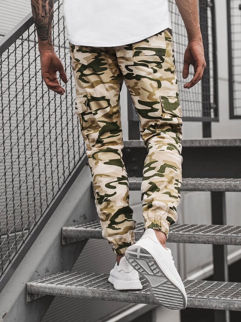 ATHLETIC 404 Férfi nadrág jogger Bézs