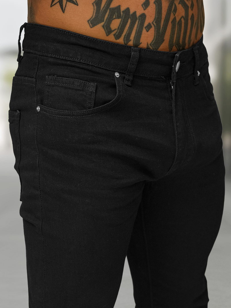 Férfi farmer nadrág fekete OZONEE BL/JK885