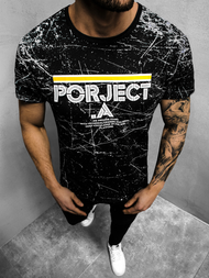 Férfi póló Fekete OZONEE JS/SS10917Z