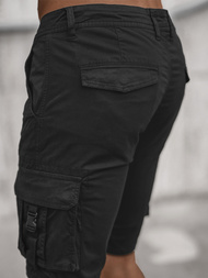Férfi Chino Rövidnadrág Fekete OZONEE T/BB70009/1