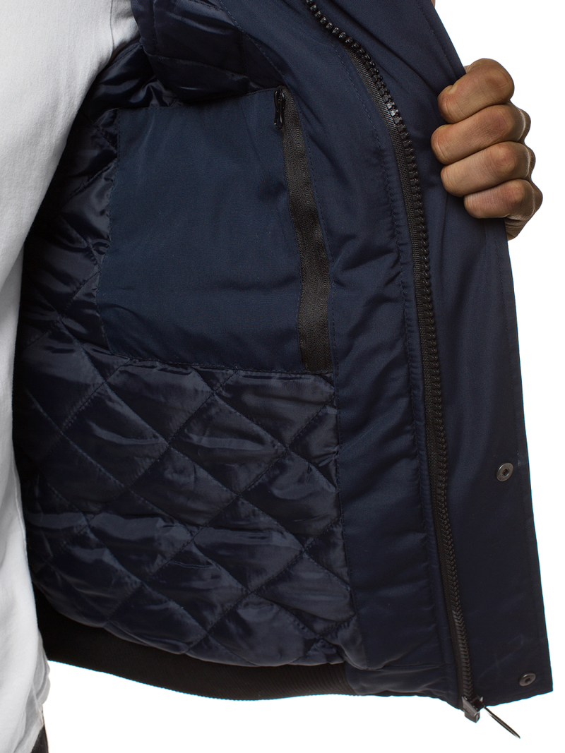 Férfi téli kabát gránát OZONEE JS/2019005