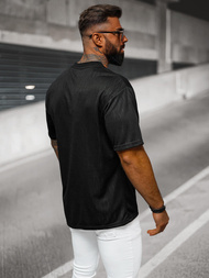 Férfi Póló Fekete OZONEE O/3C333