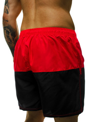 Férfi fürdőnadrág Piros-fekete OZONEE JS/YW02065