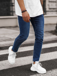 Férfi Farmer Nadrág Sötét-Kék OZONEE E/5192/01