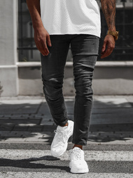 Férfi Farmer Nadrág Fekete OZONEE NB/MP0025N