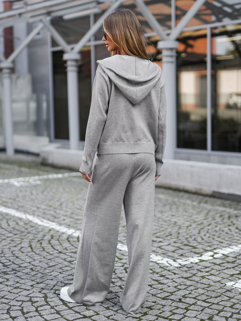 Kétrészes női tréning szett szürke OZONEE JS/26C8803/2