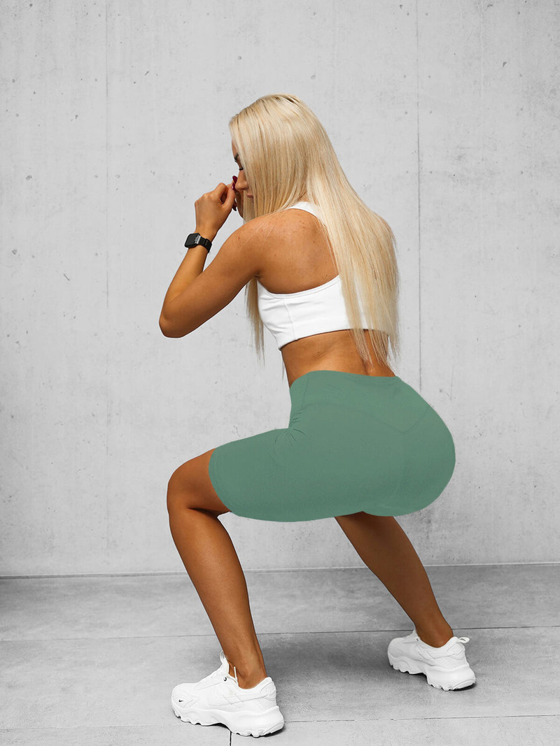 Rövid női leggings mentol OZONEE O/K5-J