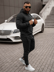 Férfi melegítő együttes Fekete OZONEE JS/68C10381/3Z