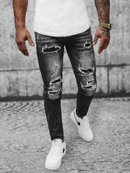 Férfi farmer nadrág fekete OZONEE NB/MP0026GZ