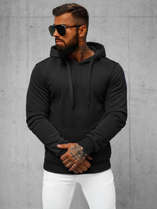 Férfi kapucnis pulóver Fekete OZONEE JS/2009Z