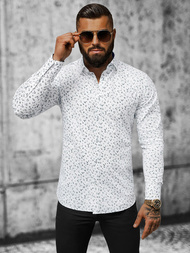 Férfi Ing Fehér OZONEE O/V14