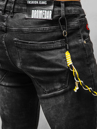 Férfi farmer nadrág Fekete OZONEE DR/TF098Z