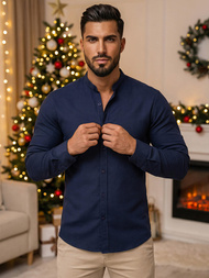 Férfi Ing Gránát OZONEE O/V69Z