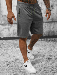 Férfi Rövidnadrág Grafit OZONEE JS/8K289