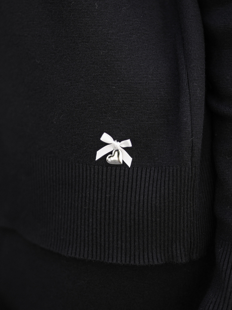 Kétrészes női tréning szett fekete OZONEE JS/53C5203/3