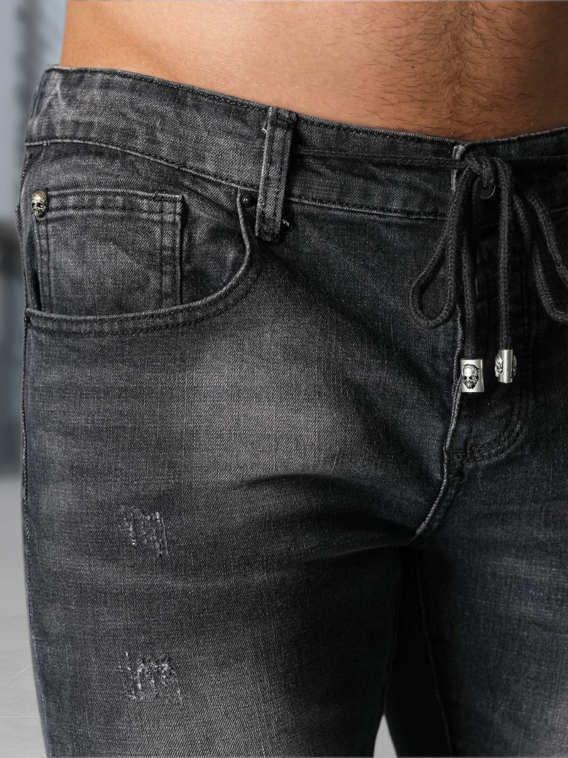 Férfi Farmer Nadrág Fekete OZONEE NB/MP0063/1NZ