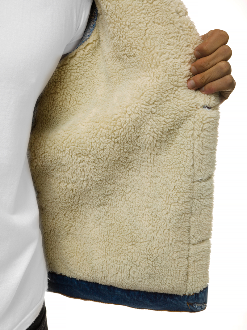 Férfi farmer dzseki kék OZONEE BN/5935