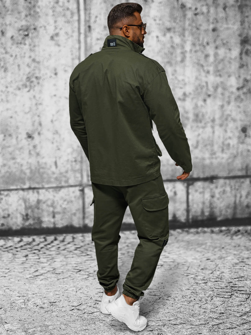 Férfi kabát khaki OZONEE O/G3035