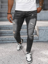 Férfi farmer nadrág fekete OZONEE NB/MP0045N