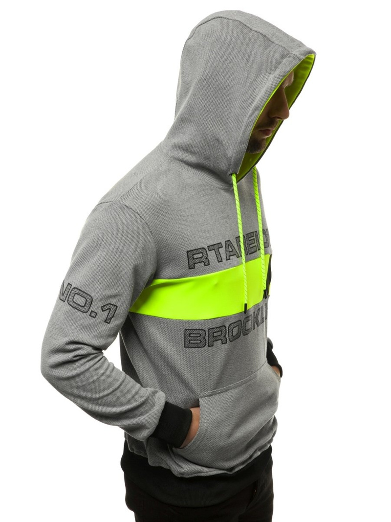 Férfi Melegítő felső Szürke OZONEE JS/DD20131