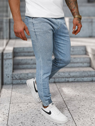 Férfi Nadrág Jogger Világos-Kék OZONEE NB/MP0272BC