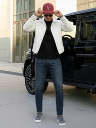 Férfi farmer nadrág sötét-kék OZONEE O/JK2895AZ