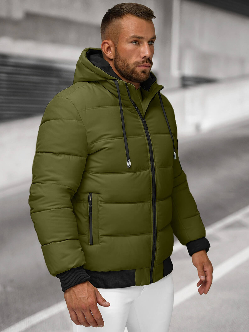 Férfi kabát khaki OZONEE JS/31M5003Z