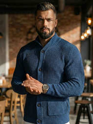 Férfi Pulóver Gránát OZONEE NB/MM6020/6Z