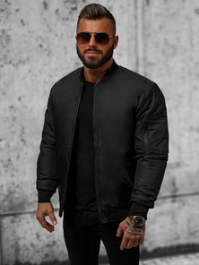 Férfi bomber dzseki fekete OZONEE JS/AK95Z