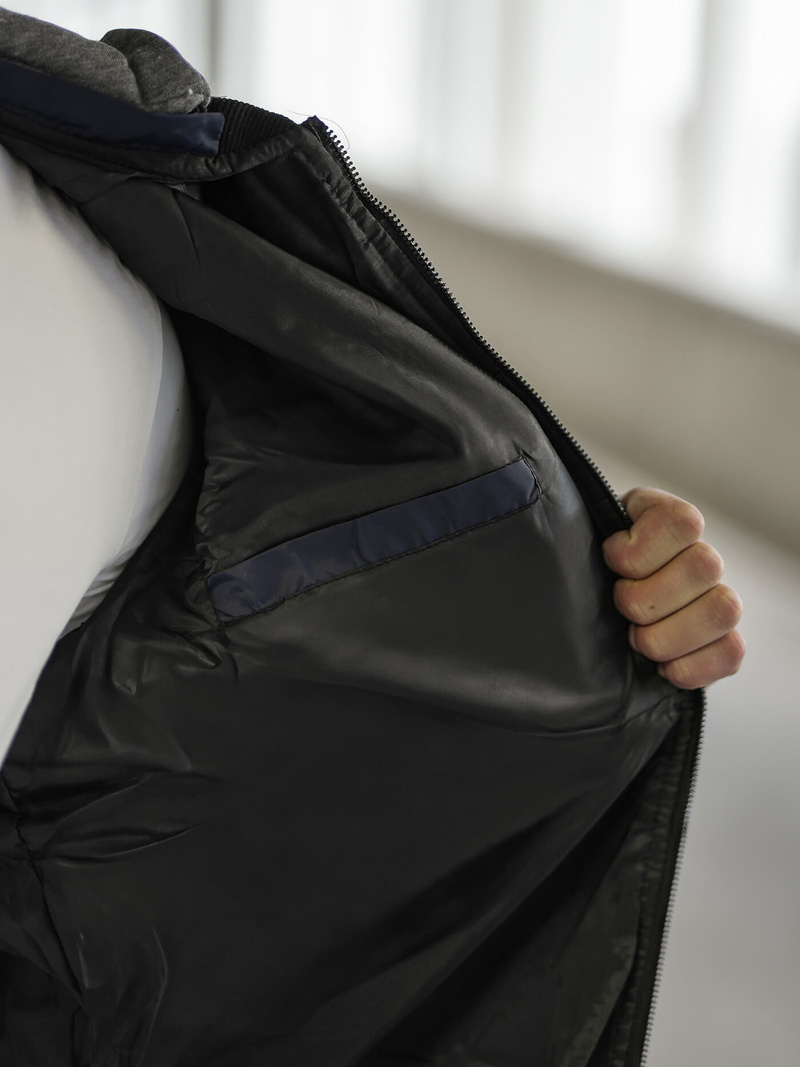 Férfi kabát gránát OZONEE JS/8M986/215Z